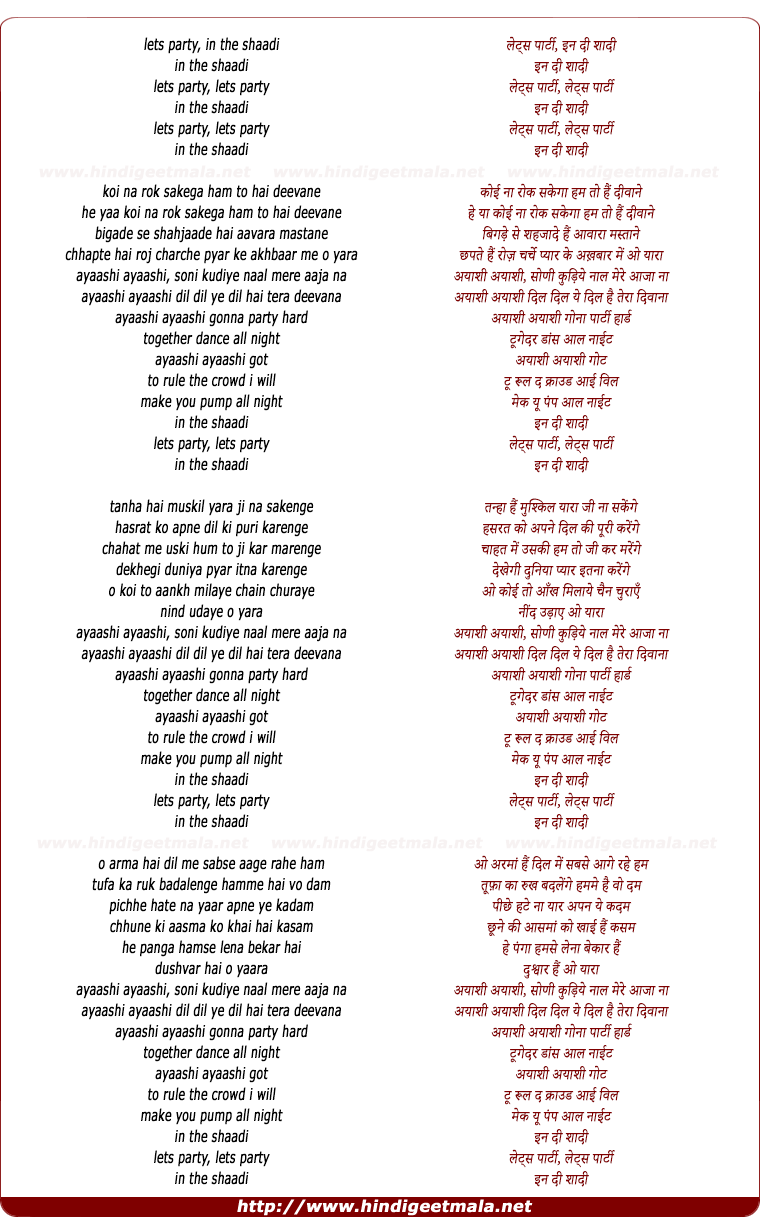 lyrics of song Koi Na Rok Sakega Ham To Hai Diwane